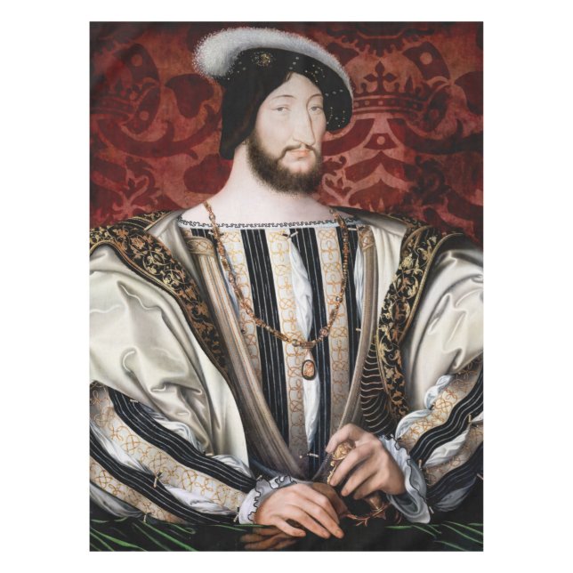 Jean Clouet - Francois I, King of France Tablecloth (Front)