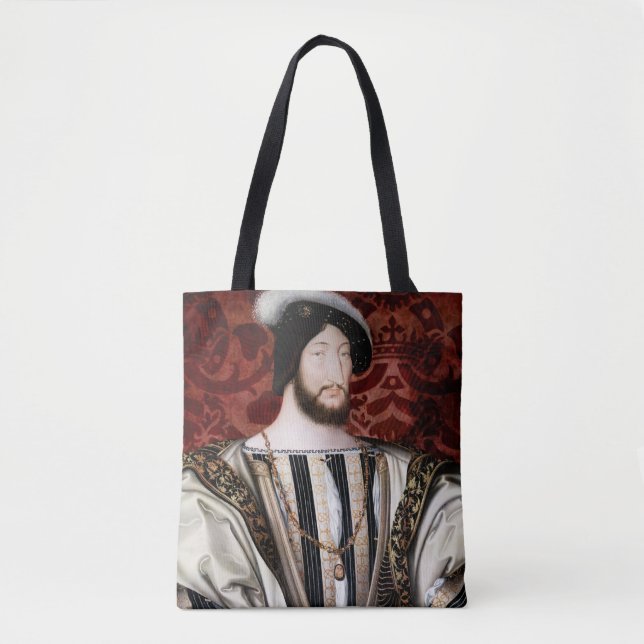 Jean Clouet - Francois I, King of France Tote Bag (Front)