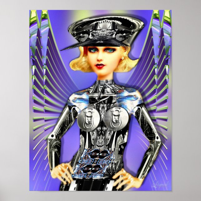 Jean Cyborg Babe Poster (Front)