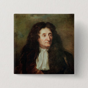 Jean de la Fontaine 15 Cm Square Badge