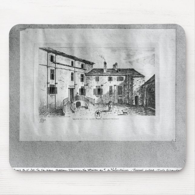 Jean de La Fontaine's  House at Mouse Pad (Front)