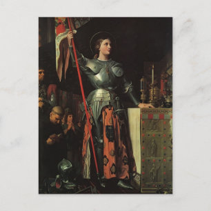 Jean Dominique Ingres- Joan of Arc Postcard