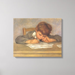 Jean Drawing by Pierre Renoir, Vintage Fine Art Canvas Print