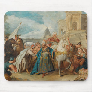 Jean-Francois de Troy - The Triumph of Mordecai Mouse Pad