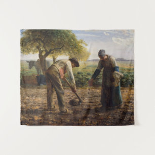 Jean-Francois Millet - Potato Planters Tapestry