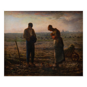 Jean-Francois Millet - The Angelus Photo Print