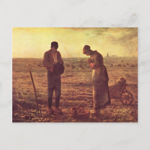 Jean-Francois Millet- The Angelus Postcard