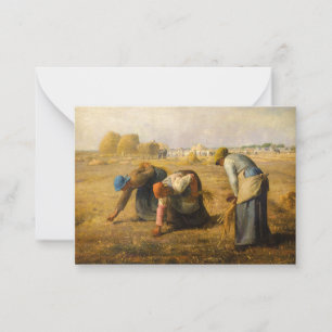 Jean-Francois Millet - The Gleaners Card
