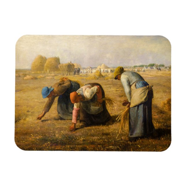 Jean-Francois Millet - The Gleaners  Magnet (Horizontal)