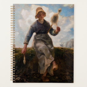 Jean-Francois Millet - The Spinner Girl Planner