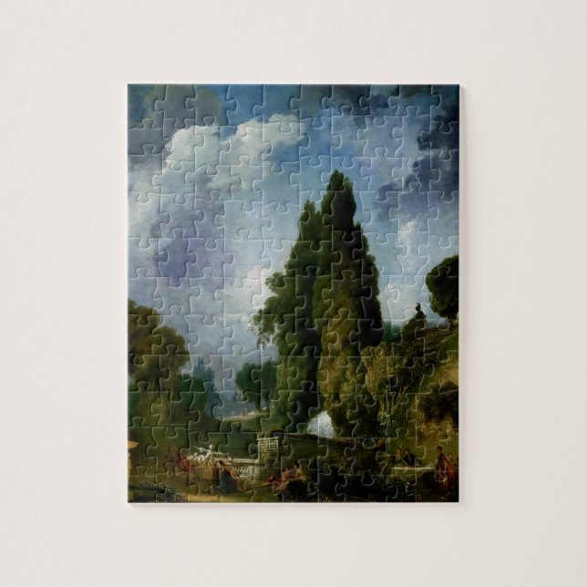 Jean-Honore Fragonard- Blind man's buff Jigsaw Puzzle (Vertical)