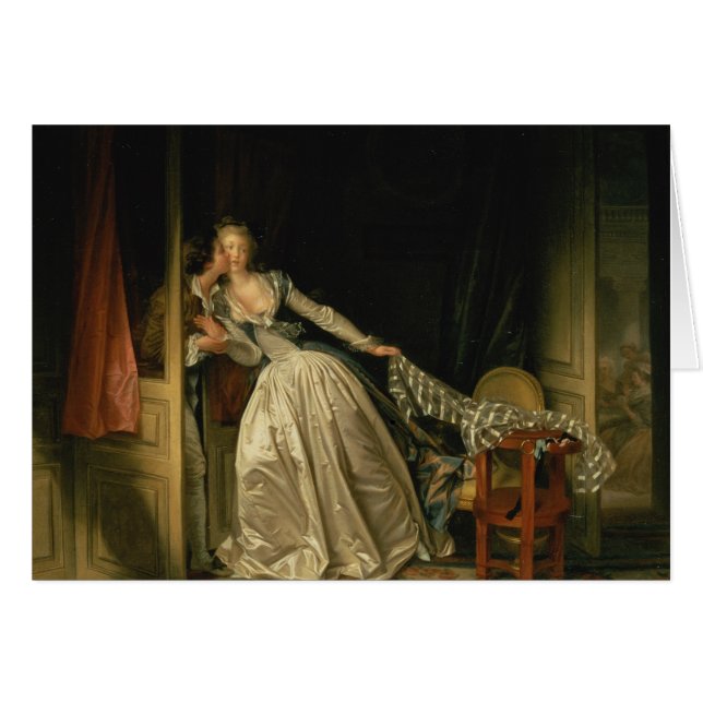 Jean-Honore Fragonard - The Stolen Kiss - Fine Art (Front Horizontal)