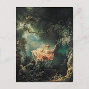 Jean-Honore Fragonard- The Swing Postcard
