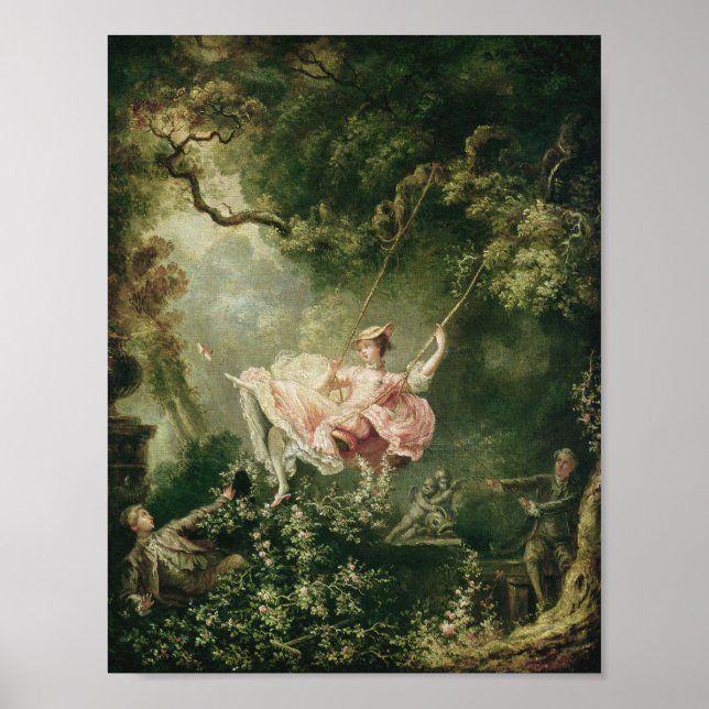 Jean-Honoré Fragonard - The Swing Poster (Front)