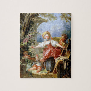 Jean-Honoré Fragonard's Blind Man's Bluff Game Jigsaw Puzzle