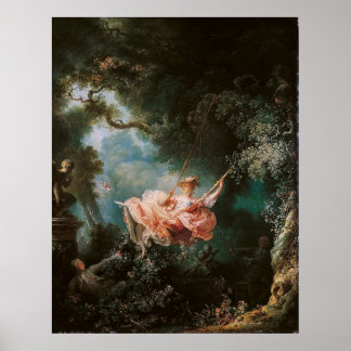 Jean-Honoré Fragonard's The Swing Poster