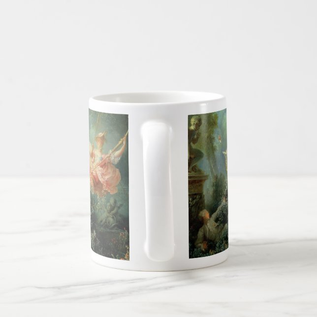 Jean-Honore Frangonard's rococo painting The Swing Coffee Mug (Handle)