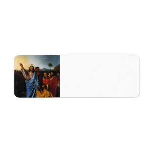 Jean Ingres- Jesus Returning the Keys to St. Peter Return Address Label