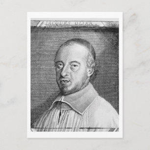 Jean Jacques Olier (1608-57) (engraving) (b/w phot Postcard
