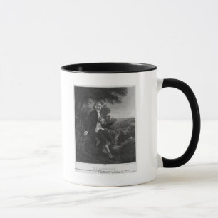 Jean-Jacques Rousseau composing 'Emile' Mug
