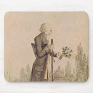 Jean-Jacques Rousseau  Gathering Herbs Mouse Pad