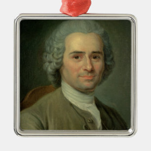Jean-Jacques Rousseau Metal Tree Decoration
