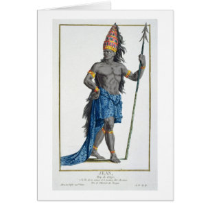 Jean, King of the Congo, engraved by Pierre Duflos
