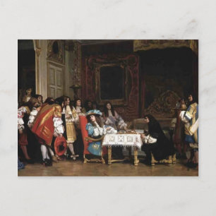 Jean-Leon Gerome- Louis XIV and Moliere Postcard