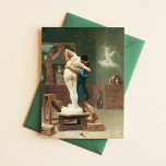 Jean-Leon Gerome Pygmalion and Galatea Myth Art Postcard<br><div class="desc">This fine art postcard features Pygmalion and Galatea (1890) by Jean-Léon Gérôme,  a romantic and detailed depiction of the Greek myth. Digitally restored and printed in high resolution (300 DPI),  this elegant card is perfect for collectors,  mythology lovers,  and classical art enthusiasts.</div>