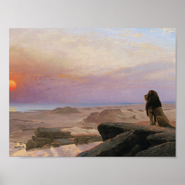 Jean-Leon Gerome - The Two Majesties Poster (Front)