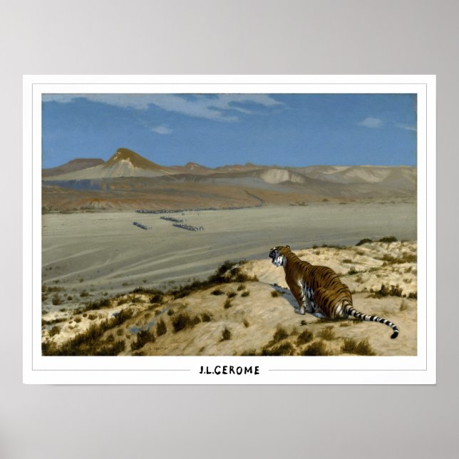 Jean-Léon Gérôme Zedign Art Poster #10 (Front)