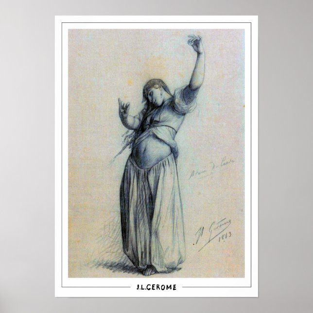 Jean-Léon Gérôme Zedign Art Poster #115 (Front)