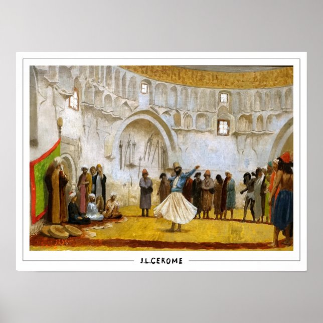 Jean-Léon Gérôme Zedign Art Poster #126 (Front)