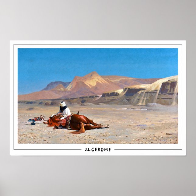 Jean-Léon Gérôme Zedign Art Poster #127 (Front)