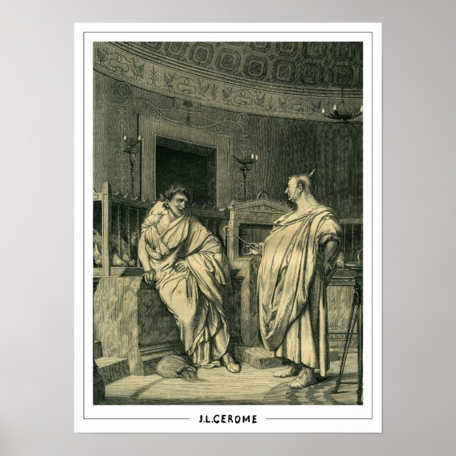 Jean-Léon Gérôme Zedign Art Poster #167 (Front)