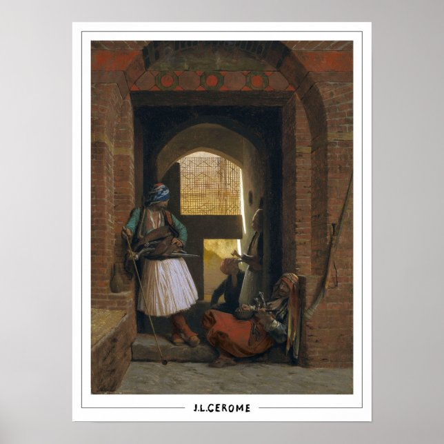 Jean-Léon Gérôme Zedign Art Poster #174 (Front)
