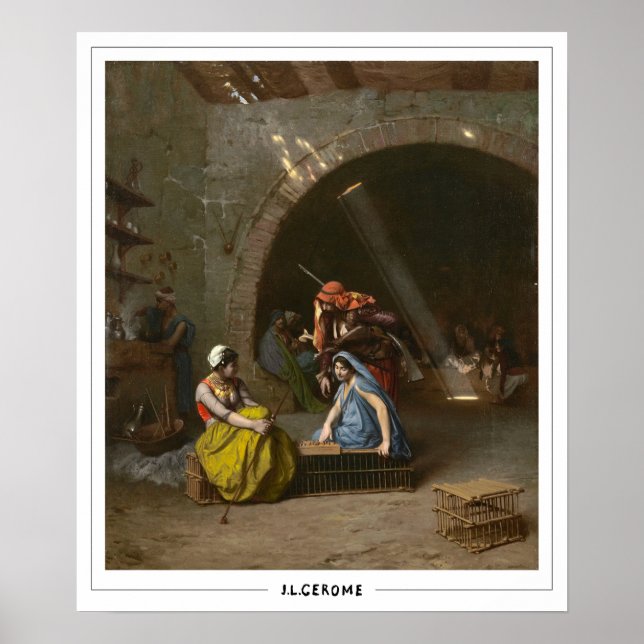 Jean-Léon Gérôme Zedign Art Poster #18 (Front)