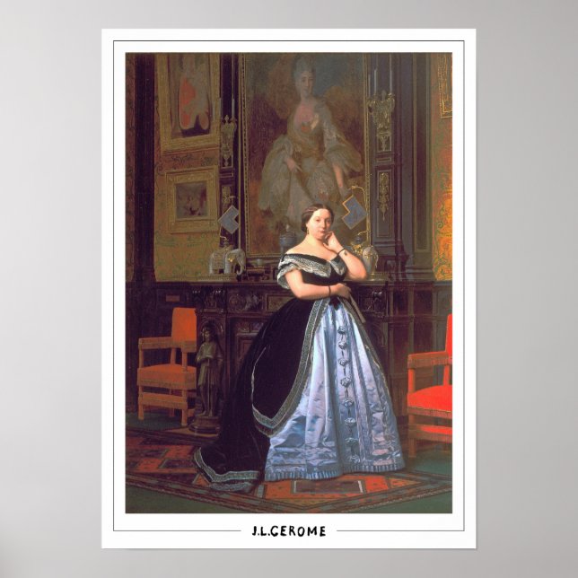 Jean-Léon Gérôme Zedign Art Poster #189 (Front)