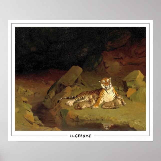 Jean-Léon Gérôme Zedign Art Poster #218 (Front)