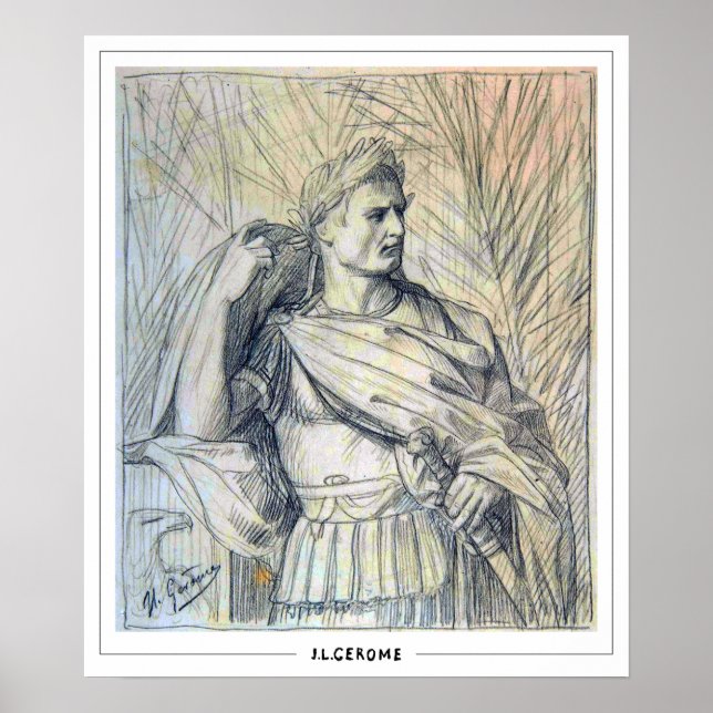 Jean-Léon Gérôme Zedign Art Poster #252 (Front)