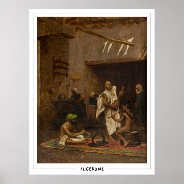 Jean-Léon Gérôme Zedign Art Poster #264 (Front)