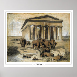 Jean-Léon Gérôme Zedign Art Poster #276