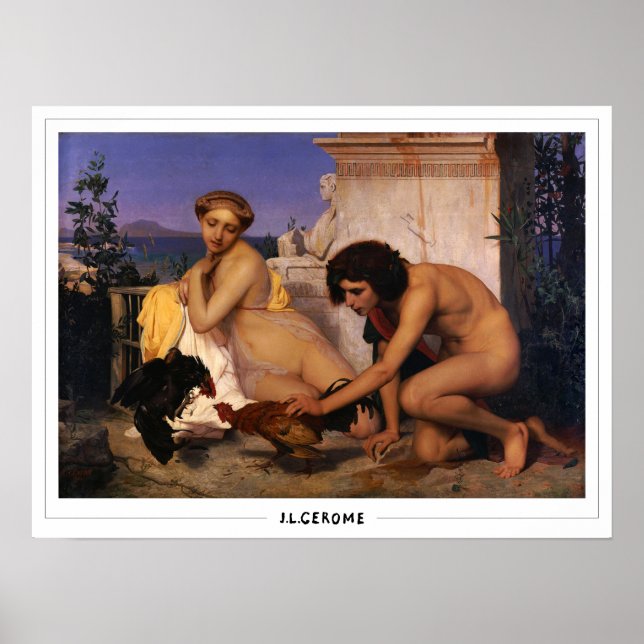 Jean-Léon Gérôme Zedign Art Poster #34 (Front)
