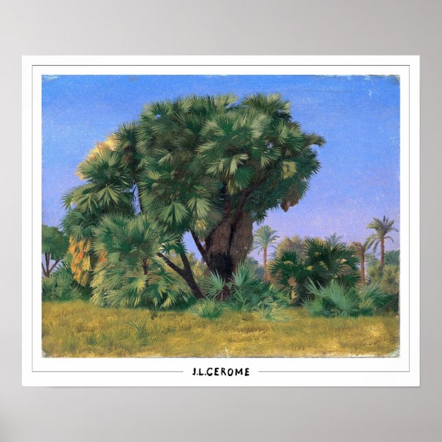 Jean-Léon Gérôme Zedign Art Poster #353 (Front)