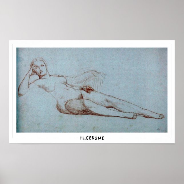 Jean-Léon Gérôme Zedign Art Poster #38 (Front)