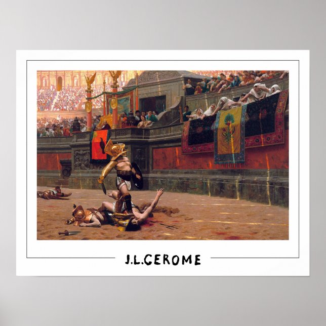 Jean-Léon Gérôme Zedign Art Poster #84 (Front)