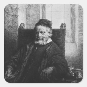 Jean Lutma, 1656 Square Sticker