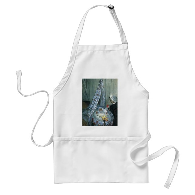 Jean Monet in His Cradle by Claude Monet Standard Apron (Front)