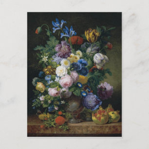 Jean Pierre Xavier Bidauld Still Life With Tulips Postcard