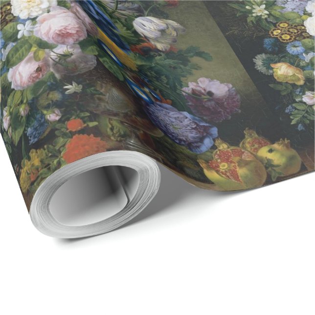 Jean-Pierre-Xavier Bidauld Still Life With Tulips Wrapping Paper (Roll Corner)